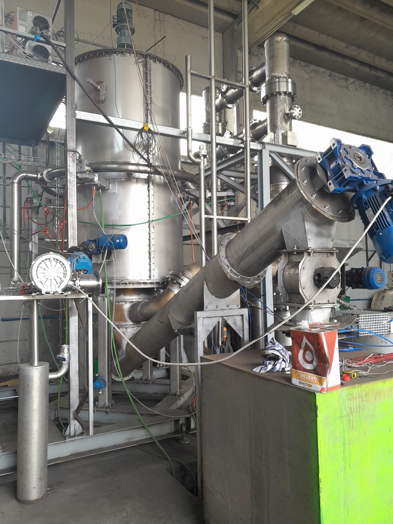 Detail of Endeavour's industrial-scale gasification reactor